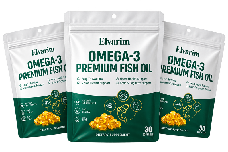 Elvarim Omega-3 Premium Fish Oil