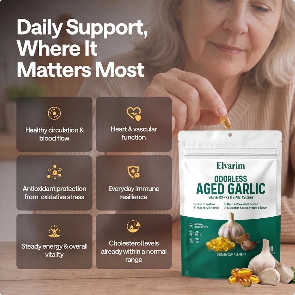 Aged Garlic - 7500mg Odorless Softgels