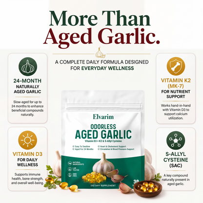 Aged Garlic Extract - 7500mg Odorless Softgels - new packaging