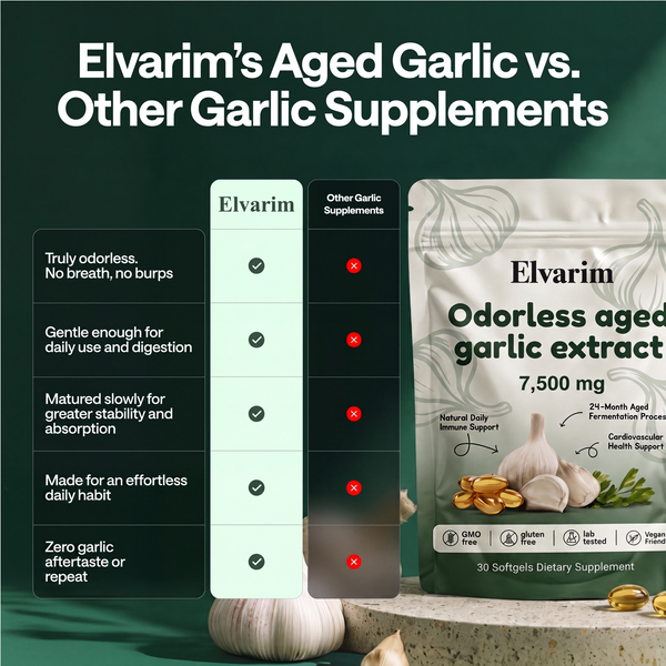 Aged Garlic Extract - 7500mg Odorless Softgels