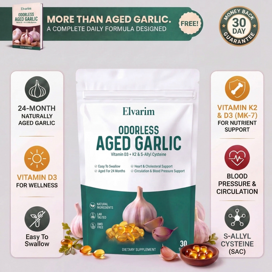 Elvarim® Aged Garlic Extract - 7500 mg Garlic Equivalent