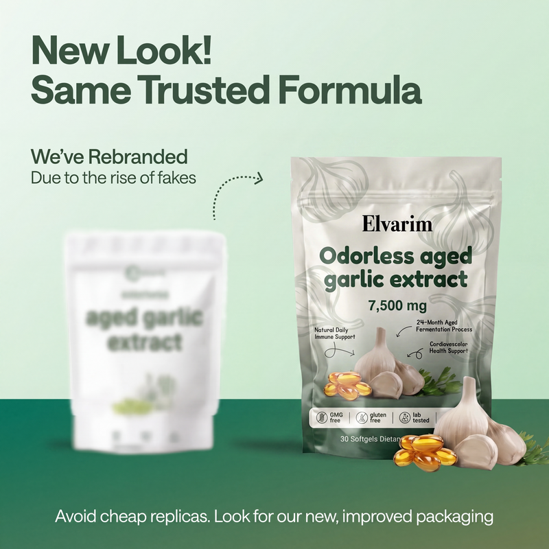 Aged Garlic Extract - 7500mg Odorless Softgels
